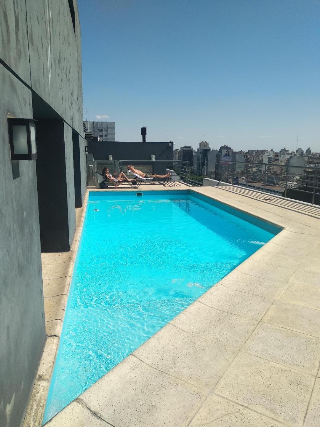 Apart 1013 Con Piscina Gimnasio Laundry Y Seguridad 24 Hs Buenos Aires Esterno foto